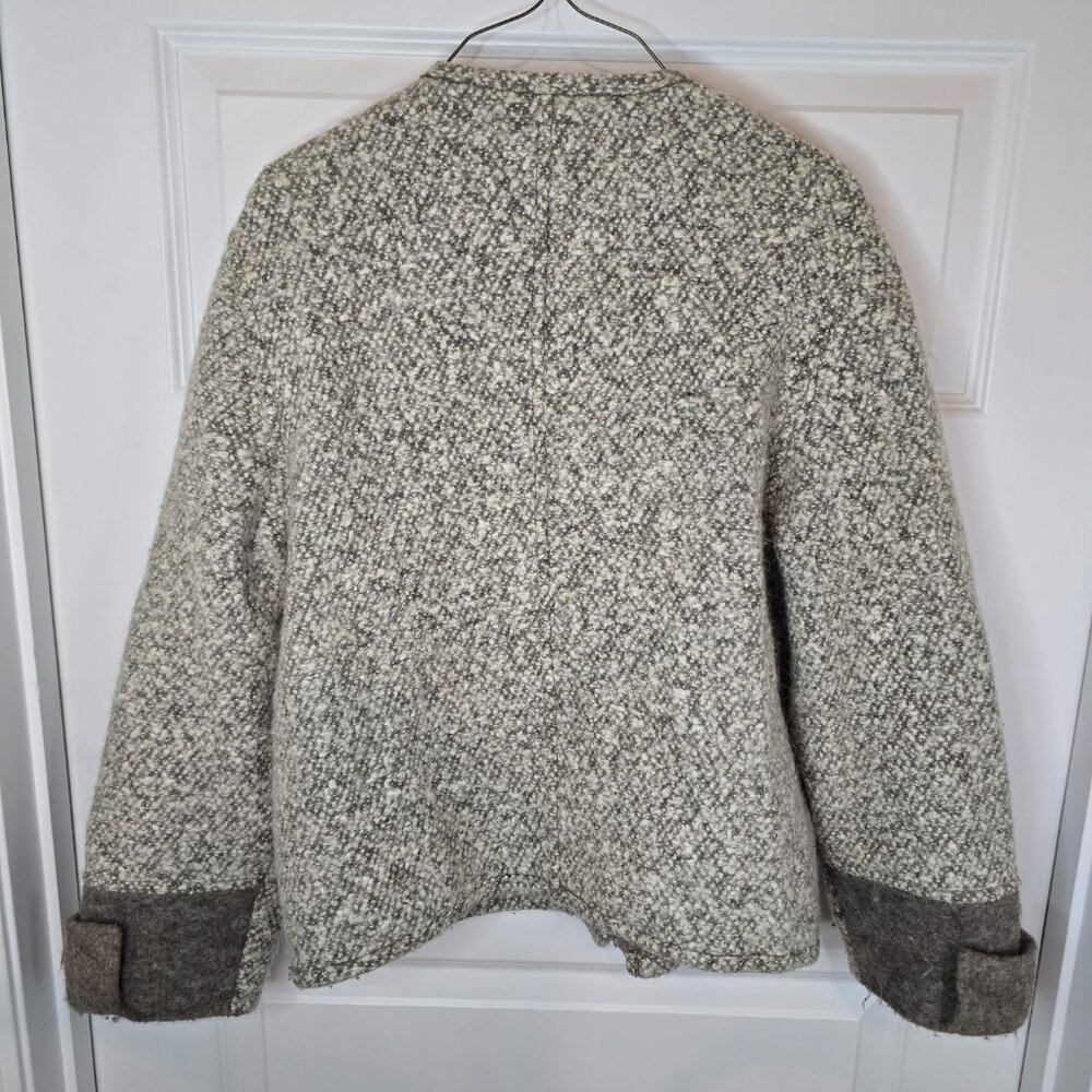 Gottstein Gray Wool Sweater - Picture 2 of 4